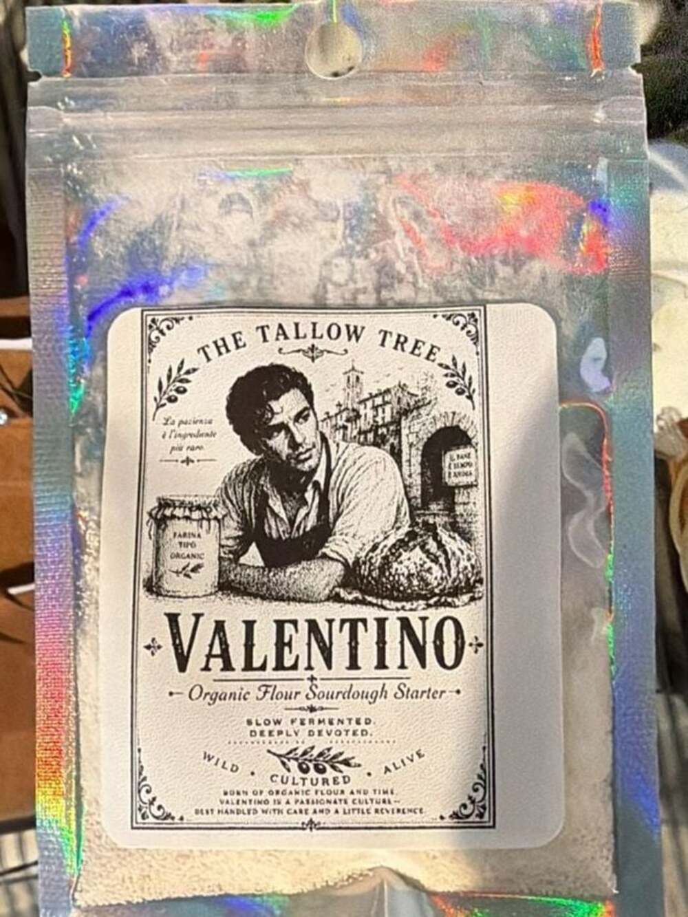 The Tallow Tree Valentino Organic Flour Sourdough Starter